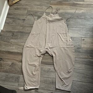 FP Movement by Free People Taupe Jumpsuit
